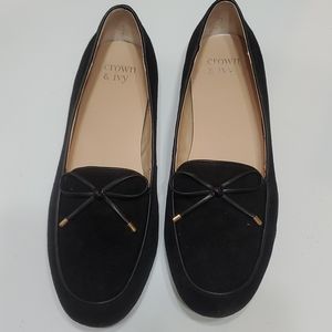 Crown & ivy 8 1/2 black shoe. Like new